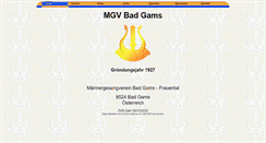 Desktop Screenshot of mgvbadgams.at